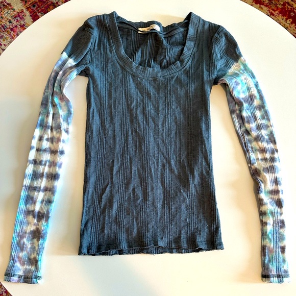 Free People Tops - Free People We The Free Ribbed Long Sleeve Tee